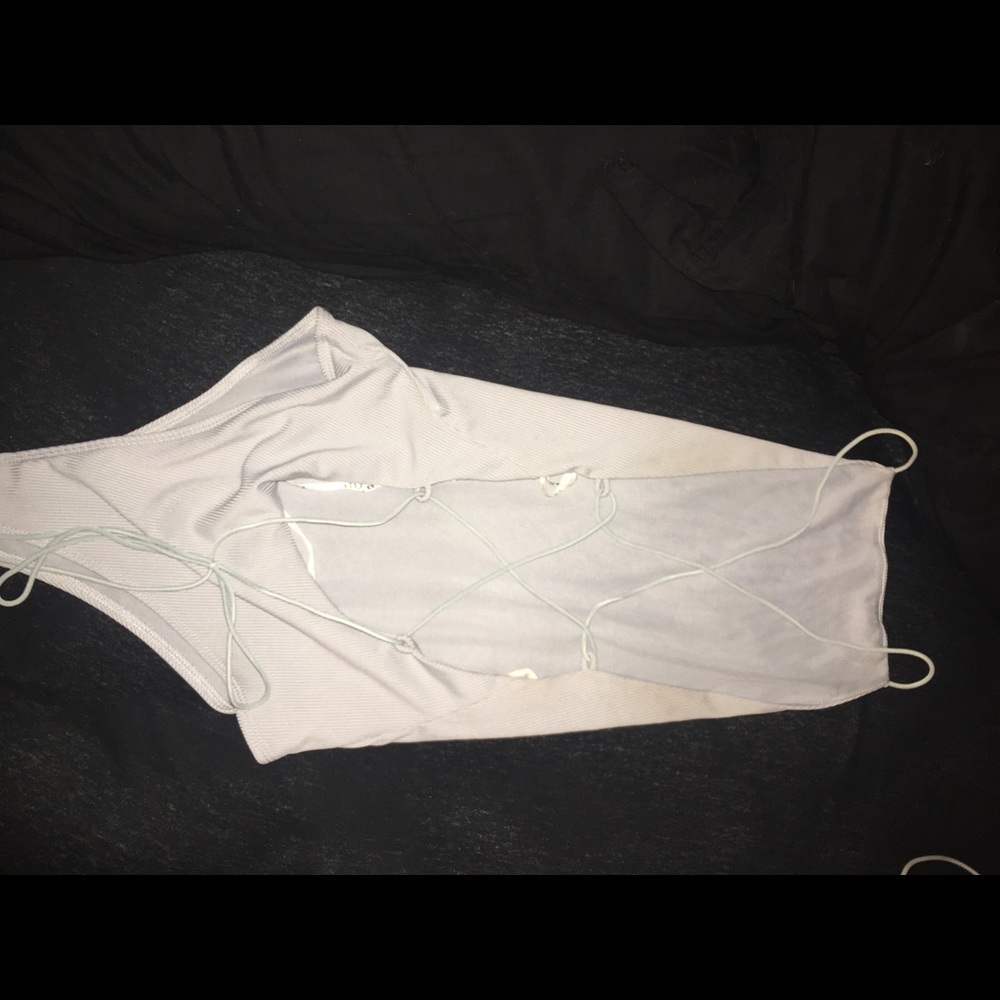 Light blue one piece beautiful